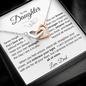 Fist Bump - To My Daughter Necklace #2