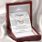 Fist Bump - To My Daughter Necklace #3