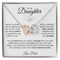 Fist Bump - To My Daughter Necklace #4
