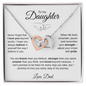 Fist Bump - To My Daughter Necklace #5