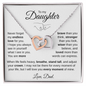 Fist Bump - To My Daughter Necklace #1