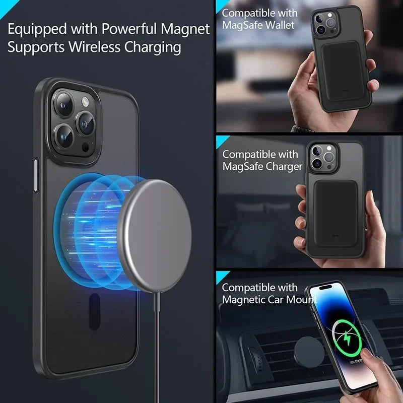 Luxury Matte Translucent Frosted Phone Case For IPhone