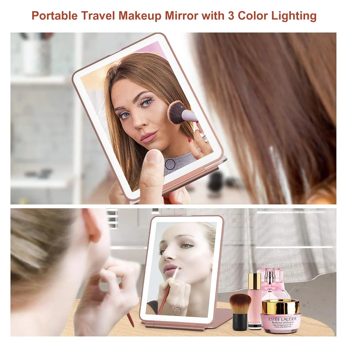 Portable LED Vanity Mirror