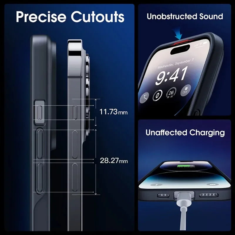 Luxury Matte Translucent Frosted Phone Case For IPhone