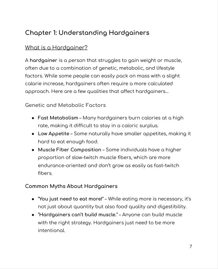 The Ultimate Hardgainers Guide to Gaining Weight