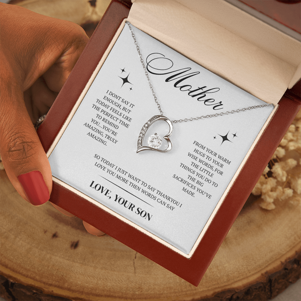 Dazzling Forever Love Necklace - To Mother - New Design 5