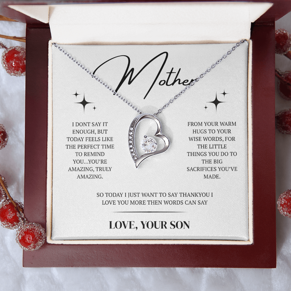 Dazzling Forever Love Necklace - To Mother - New Design 3