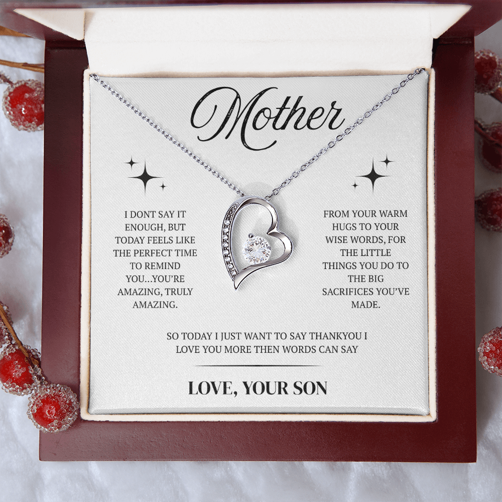 Dazzling Forever Love Necklace - To Mother - New Design 2