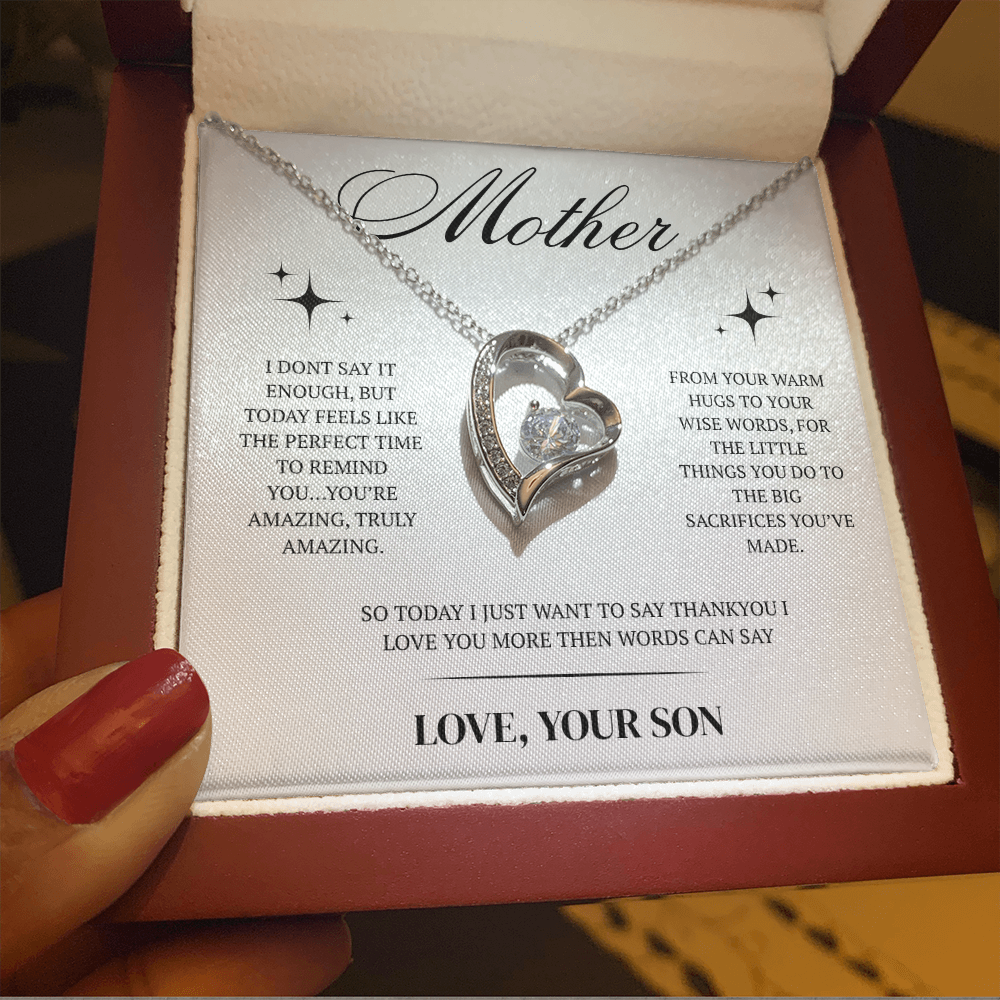 Dazzling Forever Love Necklace - To Mother - New Design 5