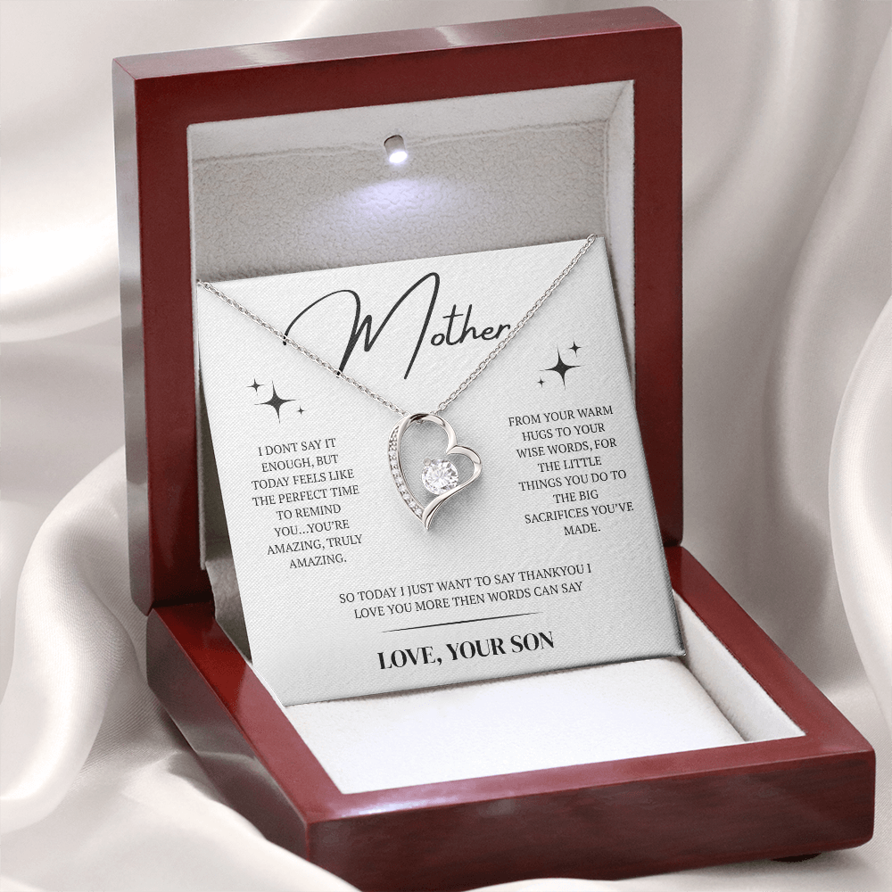 Dazzling Forever Love Necklace - To Mother - New Design 3