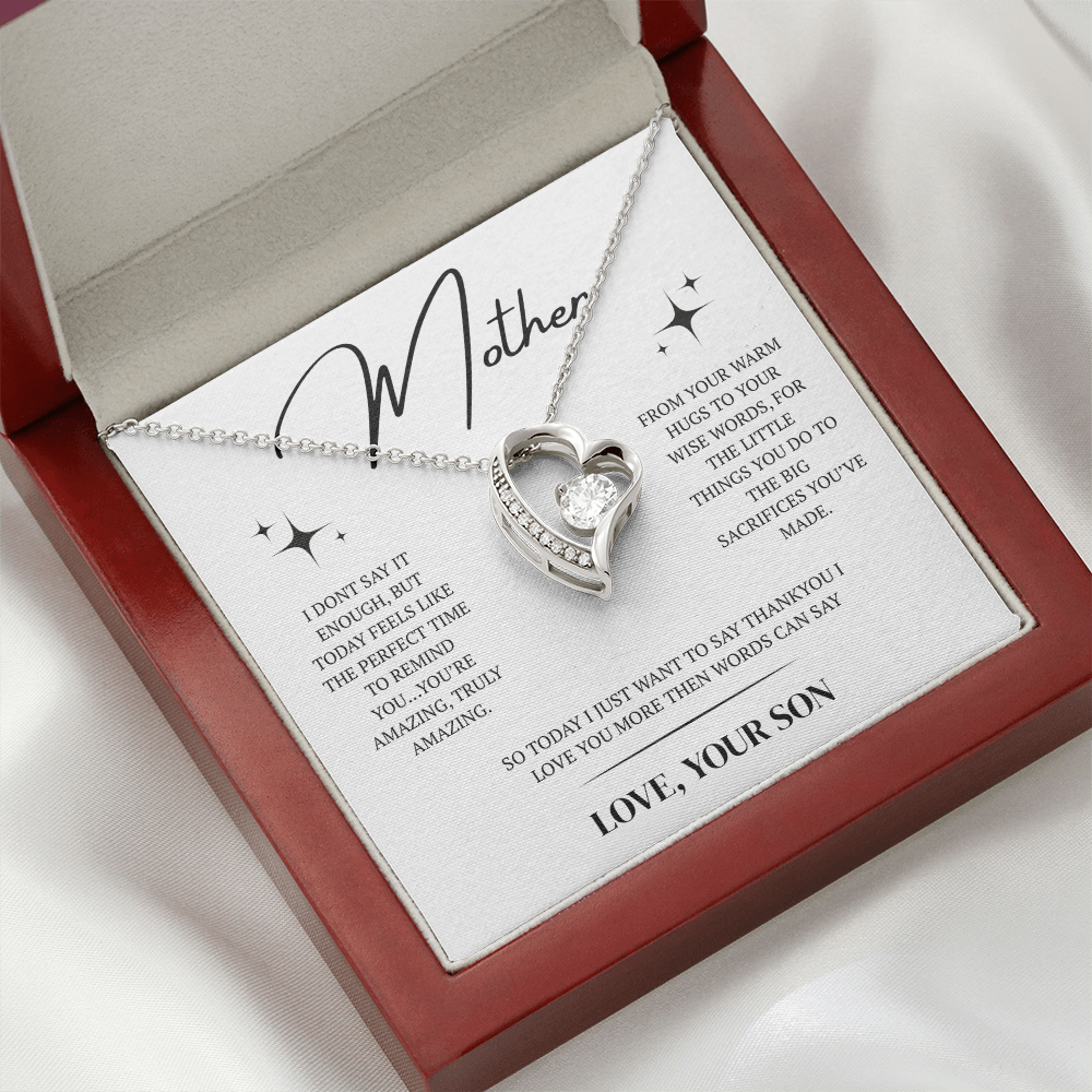 Dazzling Forever Love Necklace - To Mother - New Design 3