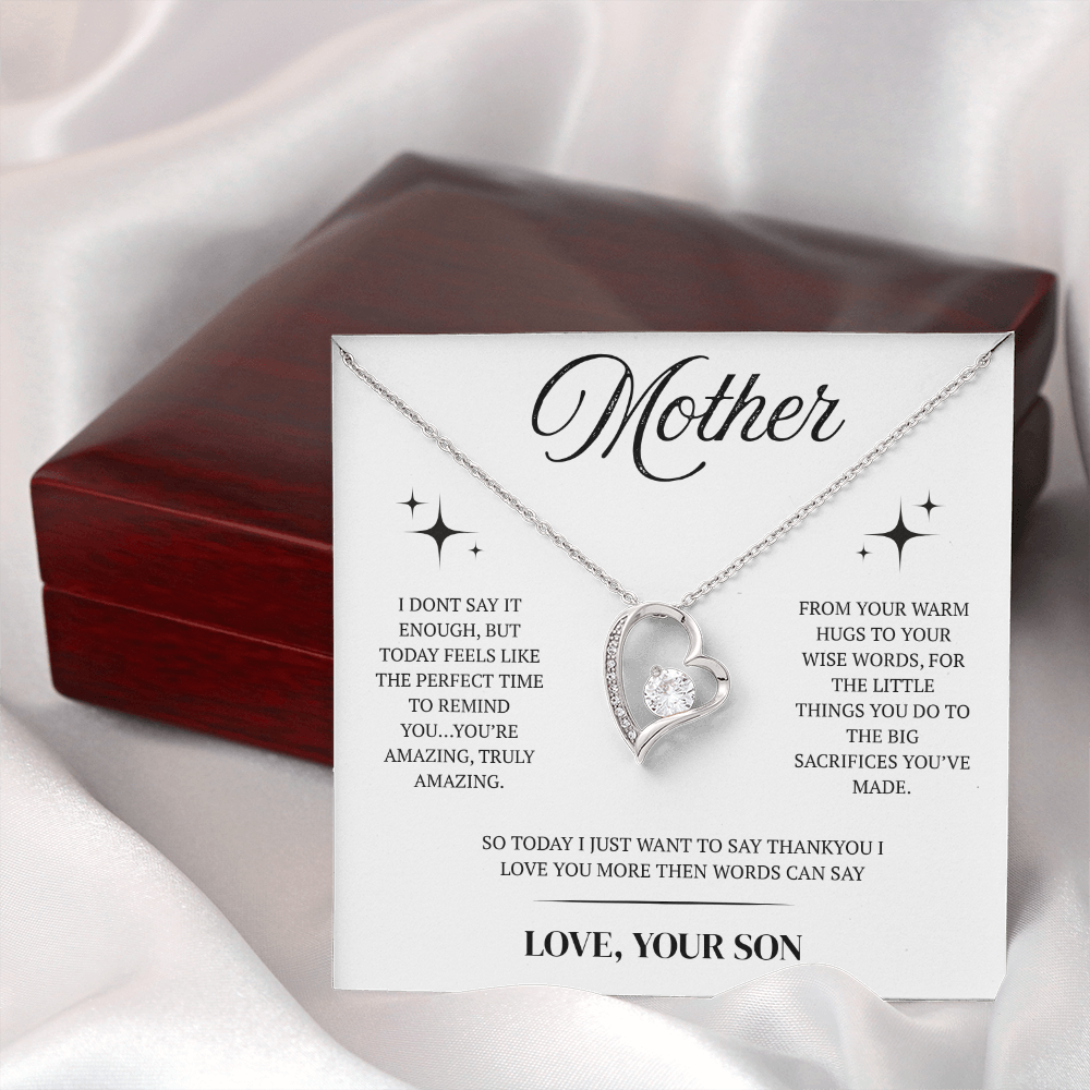 Dazzling Forever Love Necklace - To Mother - New Design 2