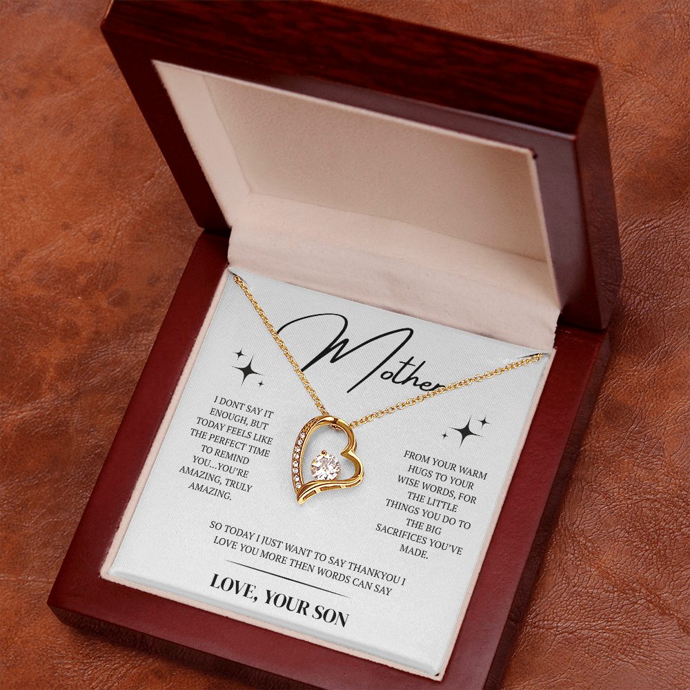 Dazzling Forever Love Necklace - To Mother - New Design 3