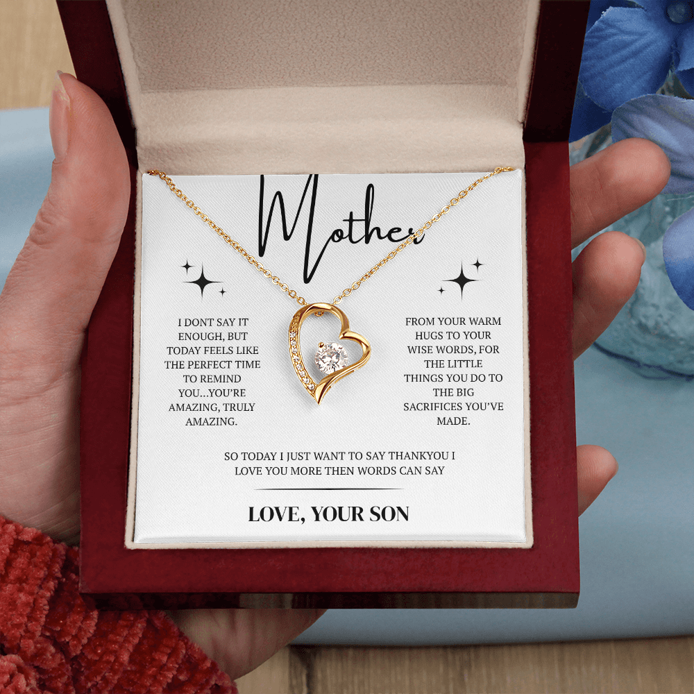 Dazzling Forever Love Necklace - To Mother - New Design 4