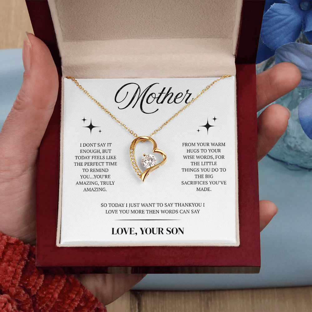 Dazzling Forever Love Necklace - To Mother - New Design 2