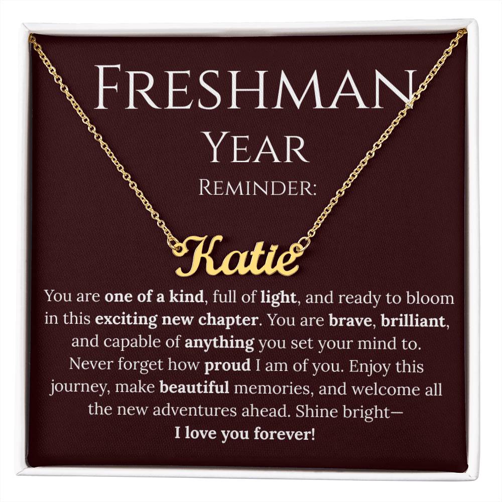 Freshman Year - Back to School Necklace #2