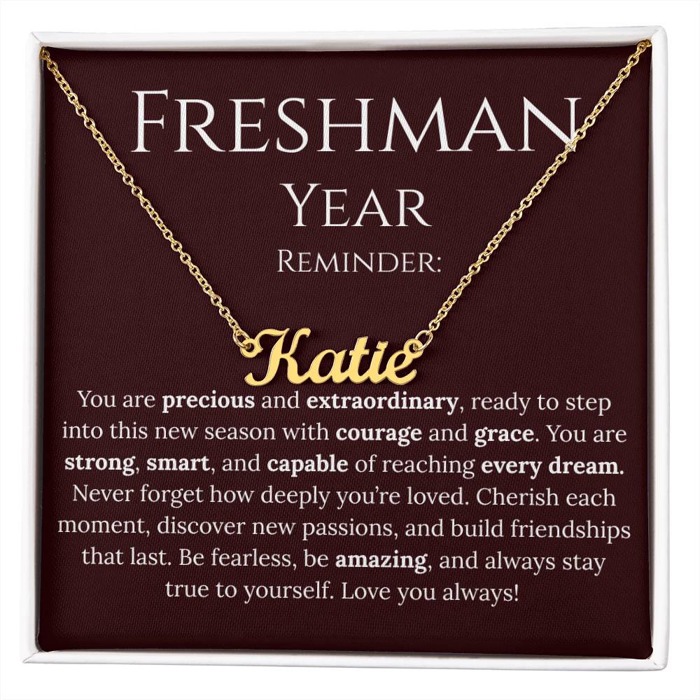 Freshman Year - Back to School Necklace #3.1