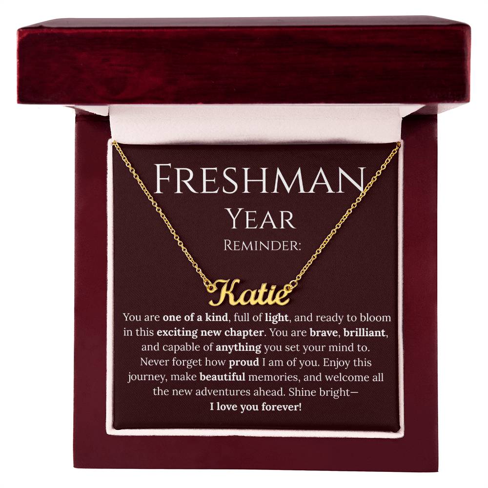 Freshman Year - Back to School Necklace #2