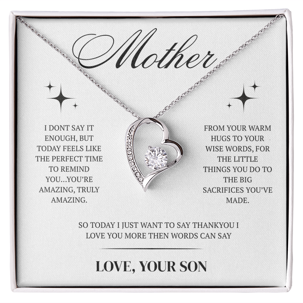Dazzling Forever Love Necklace - To Mother - New Design 5
