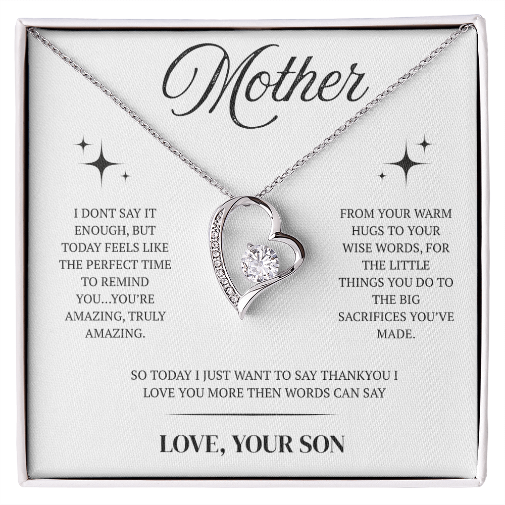 Dazzling Forever Love Necklace - To Mother - New Design 2