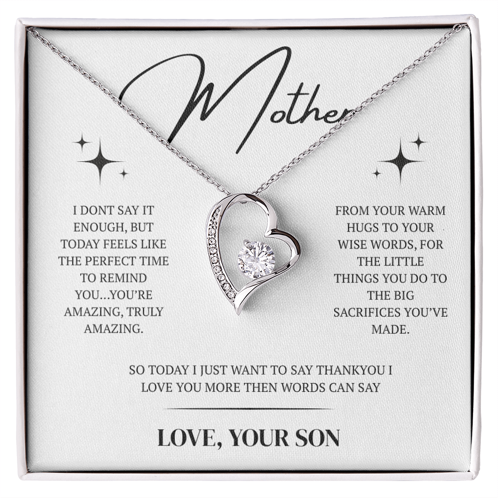 Dazzling Forever Love Necklace - To Mother - New Design 3