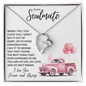 Forever Love Necklace - Pink Truck Soulmate Design