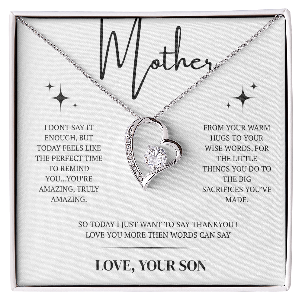 Dazzling Forever Love Necklace - To Mother - New Design 4