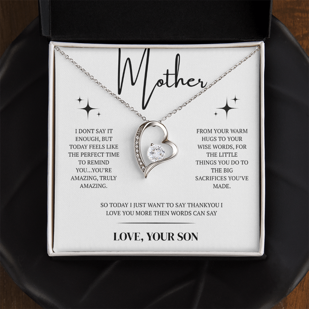 Dazzling Forever Love Necklace - To Mother - New Design 4