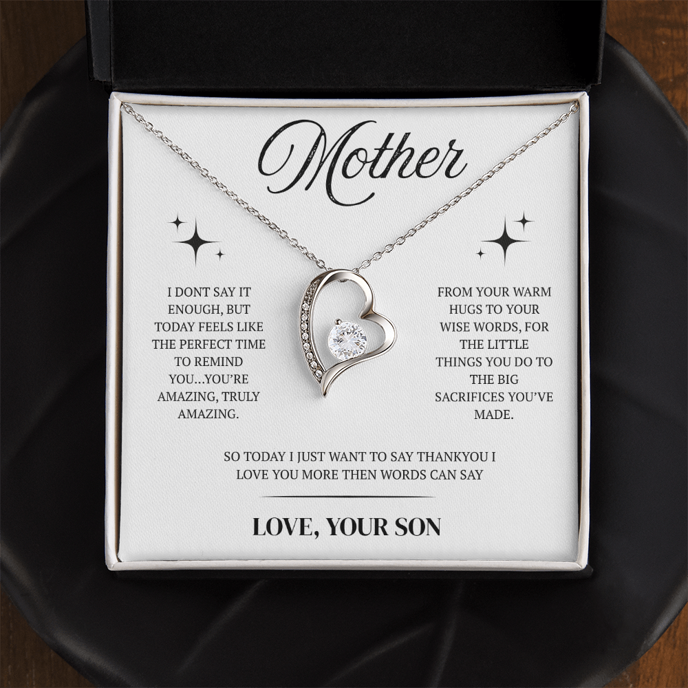 Dazzling Forever Love Necklace - To Mother - New Design 2