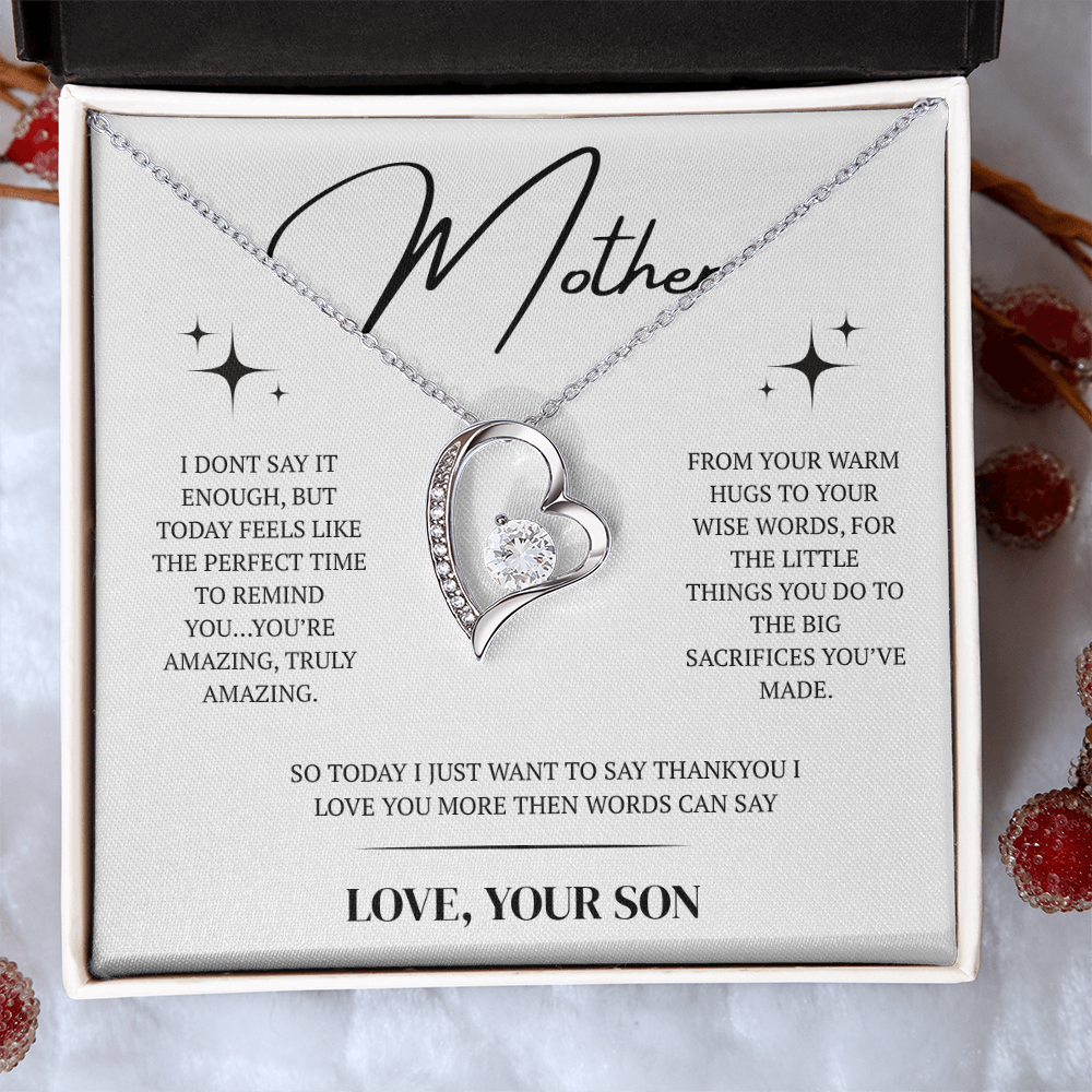 Dazzling Forever Love Necklace - To Mother - New Design 3