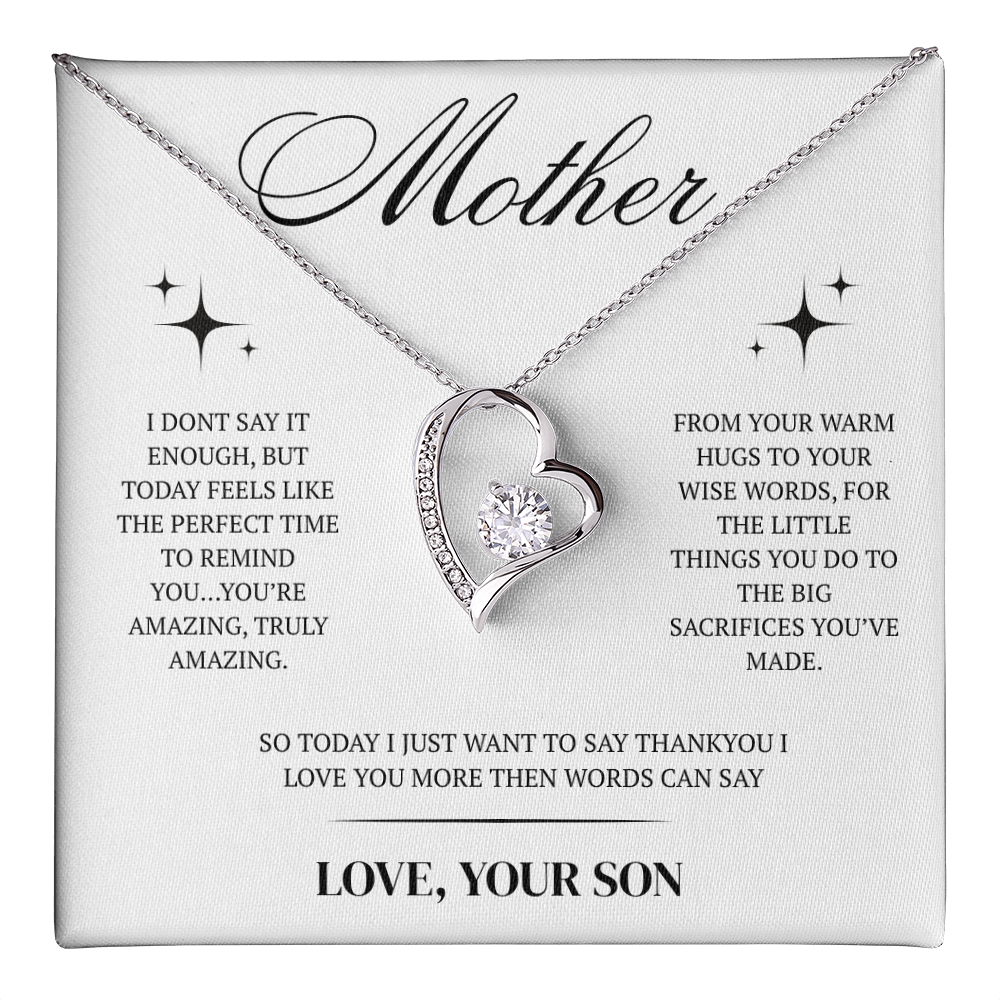 Dazzling Forever Love Necklace - To Mother - New Design 5