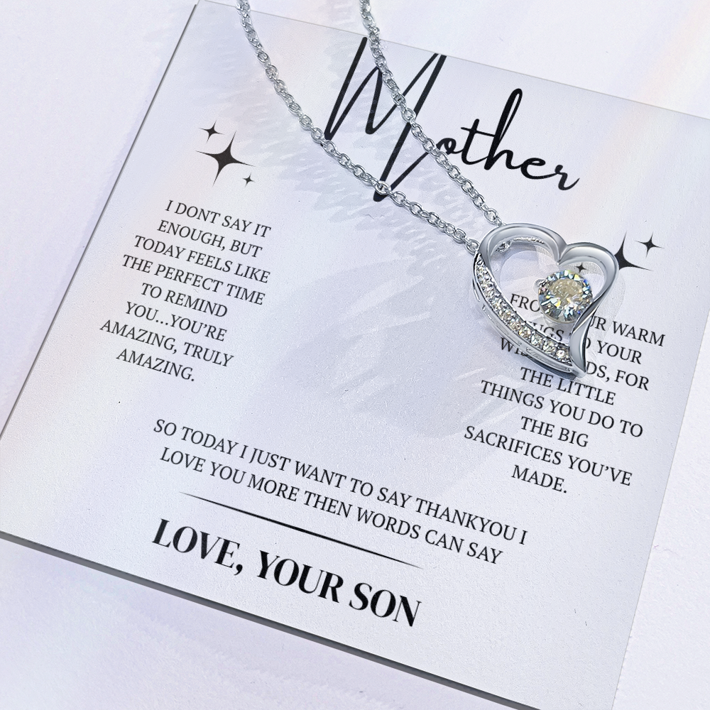 Dazzling Forever Love Necklace - To Mother - New Design 4