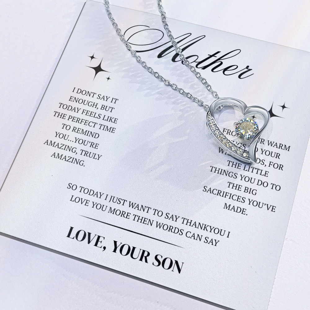 Dazzling Forever Love Necklace - To Mother - New Design 5