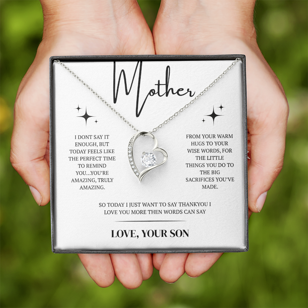 Dazzling Forever Love Necklace - To Mother - New Design 4