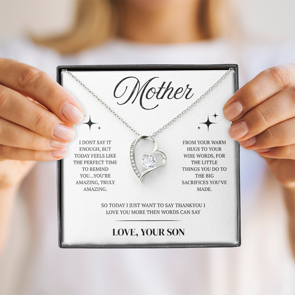 Dazzling Forever Love Necklace - To Mother - New Design 2