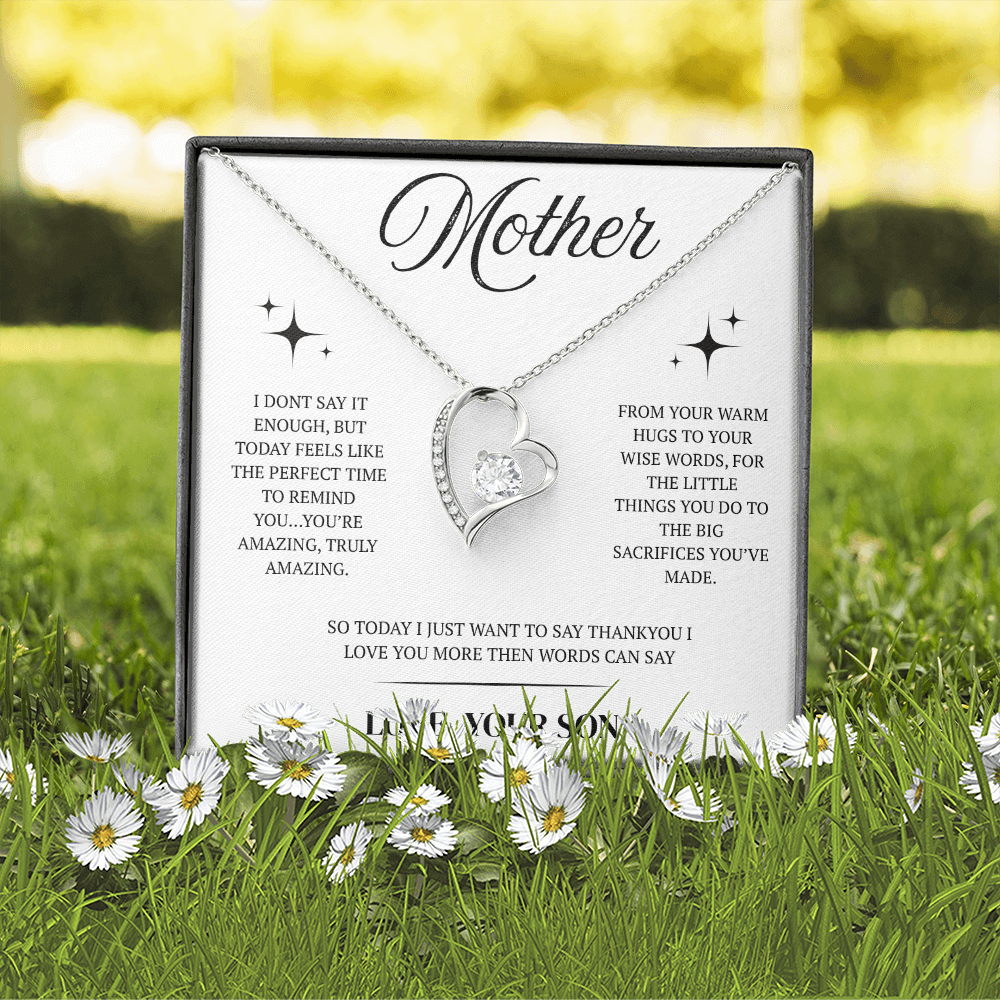 Dazzling Forever Love Necklace - To Mother - New Design 2