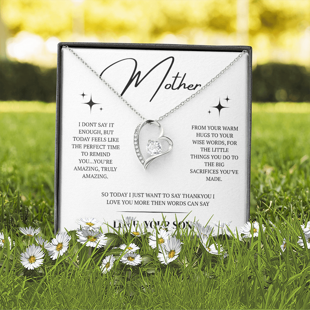 Dazzling Forever Love Necklace - To Mother - New Design 3