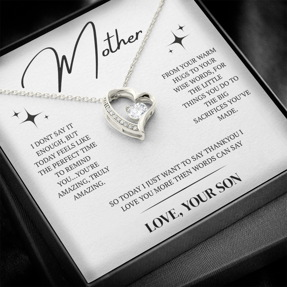 Dazzling Forever Love Necklace - To Mother - New Design 3