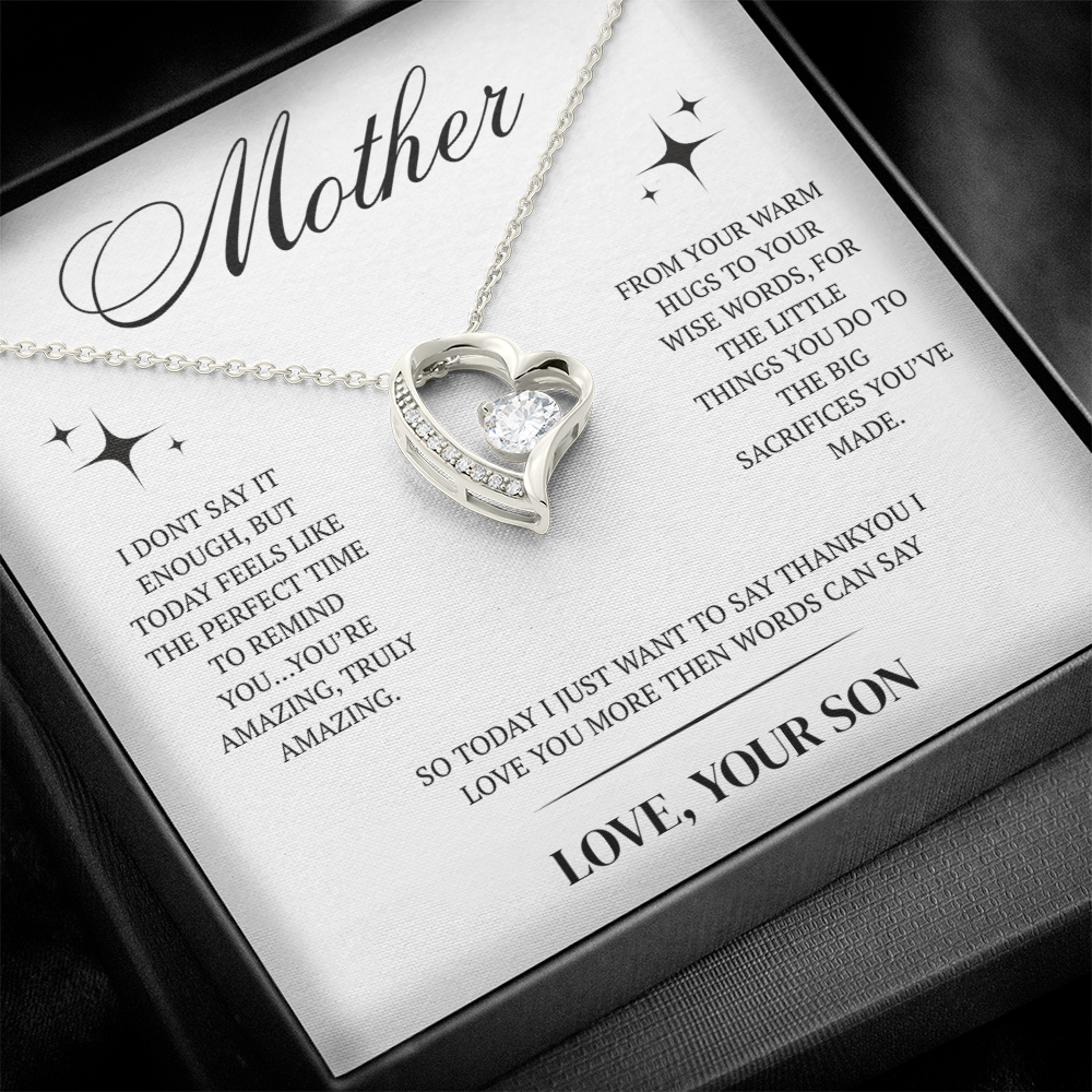 Dazzling Forever Love Necklace - To Mother - New Design 5