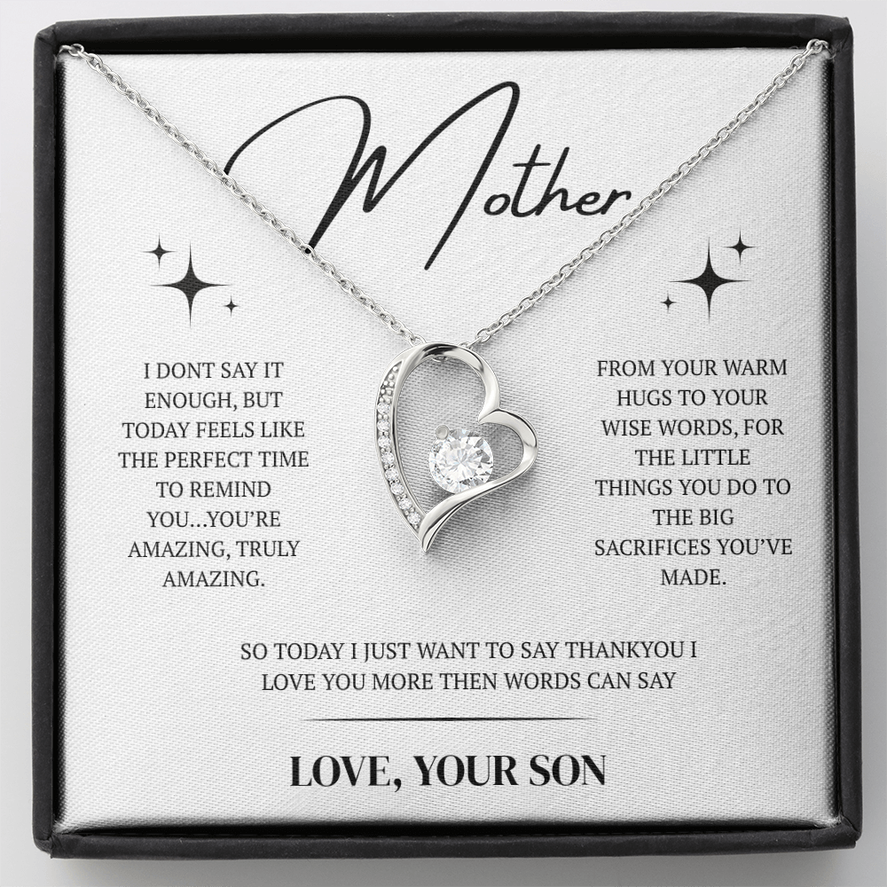 Dazzling Forever Love Necklace - To Mother - New Design 3