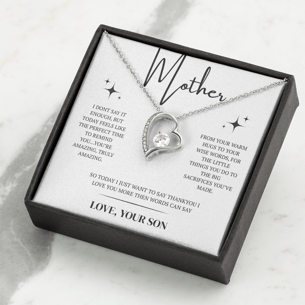 Dazzling Forever Love Necklace - To Mother - New Design 4
