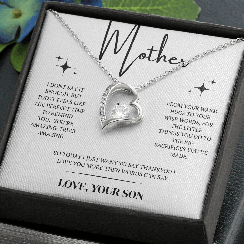 Dazzling Forever Love Necklace - To Mother - New Design 4