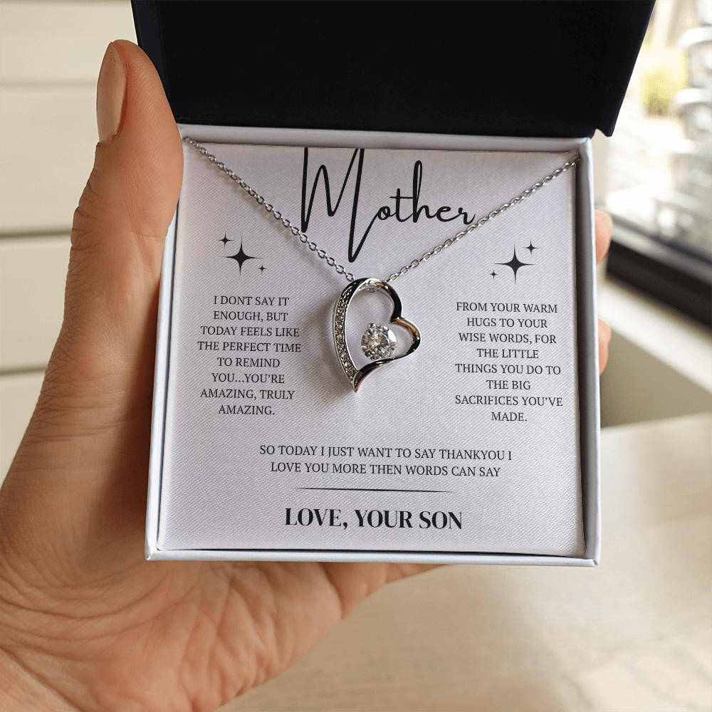 Dazzling Forever Love Necklace - To Mother - New Design 4