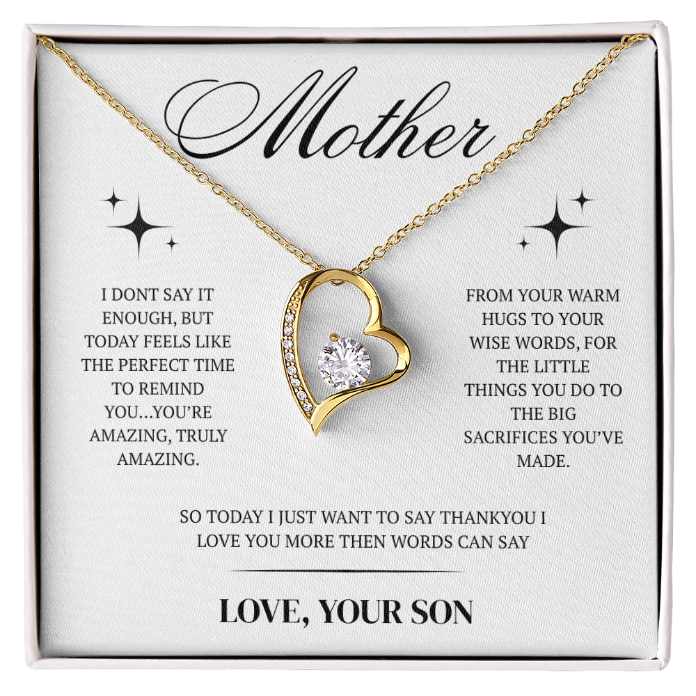 Dazzling Forever Love Necklace - To Mother - New Design 5