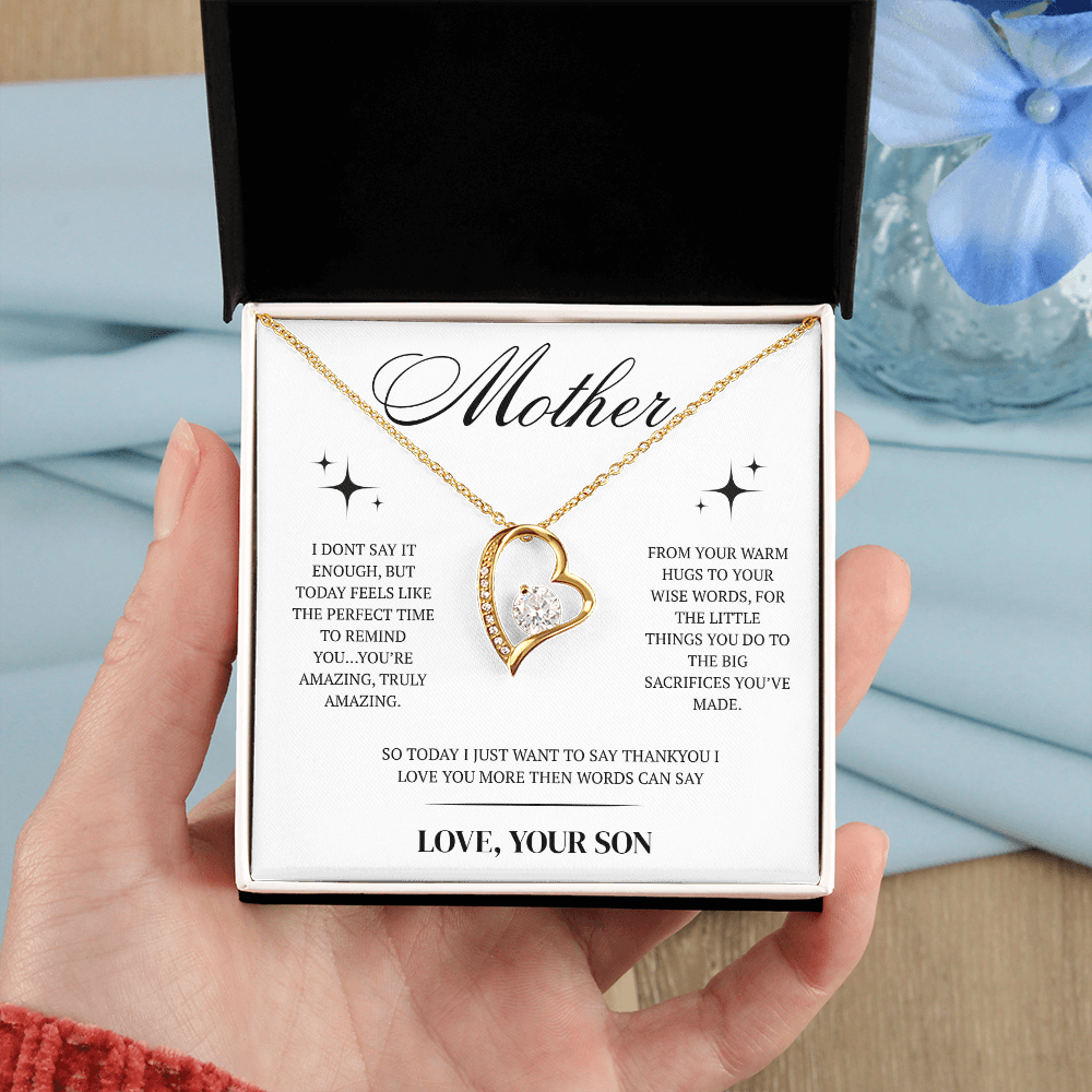 Dazzling Forever Love Necklace - To Mother - New Design 5