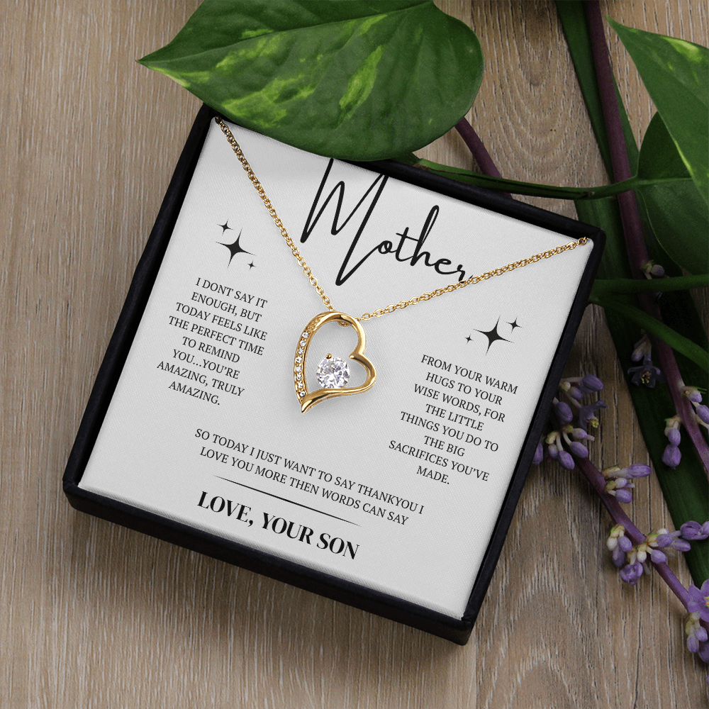 Dazzling Forever Love Necklace - To Mother - New Design 4