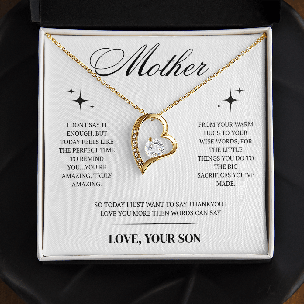 Dazzling Forever Love Necklace - To Mother - New Design 5
