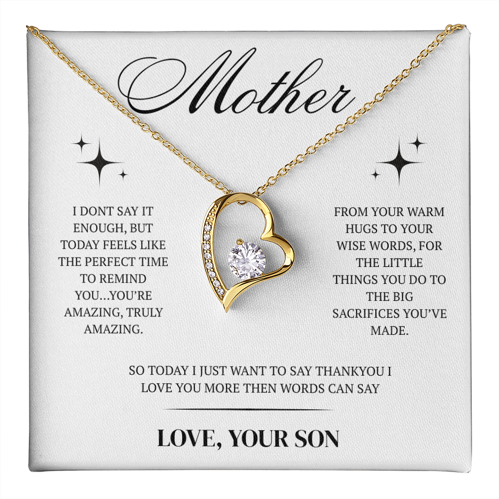 Dazzling Forever Love Necklace - To Mother - New Design 5