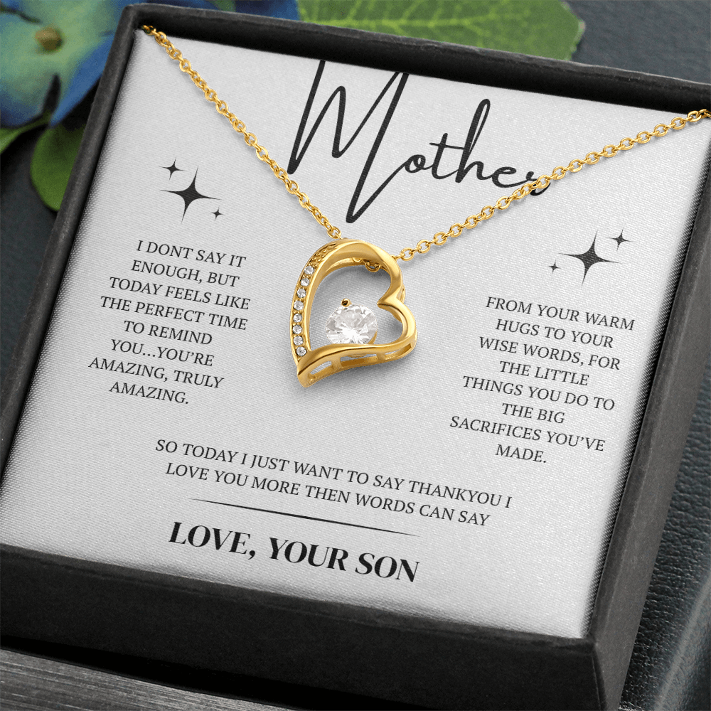 Dazzling Forever Love Necklace - To Mother - New Design 4