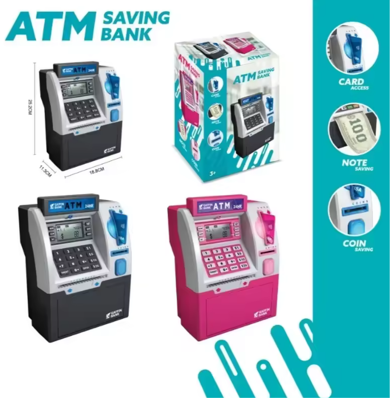 💸 Kids ATM Machine Bank